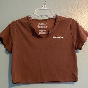 Budweiser Crop Top T-shirt